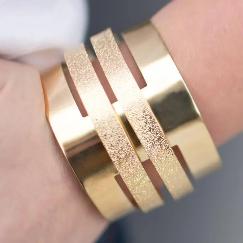 Enchantress Gold Cuff Bracelet