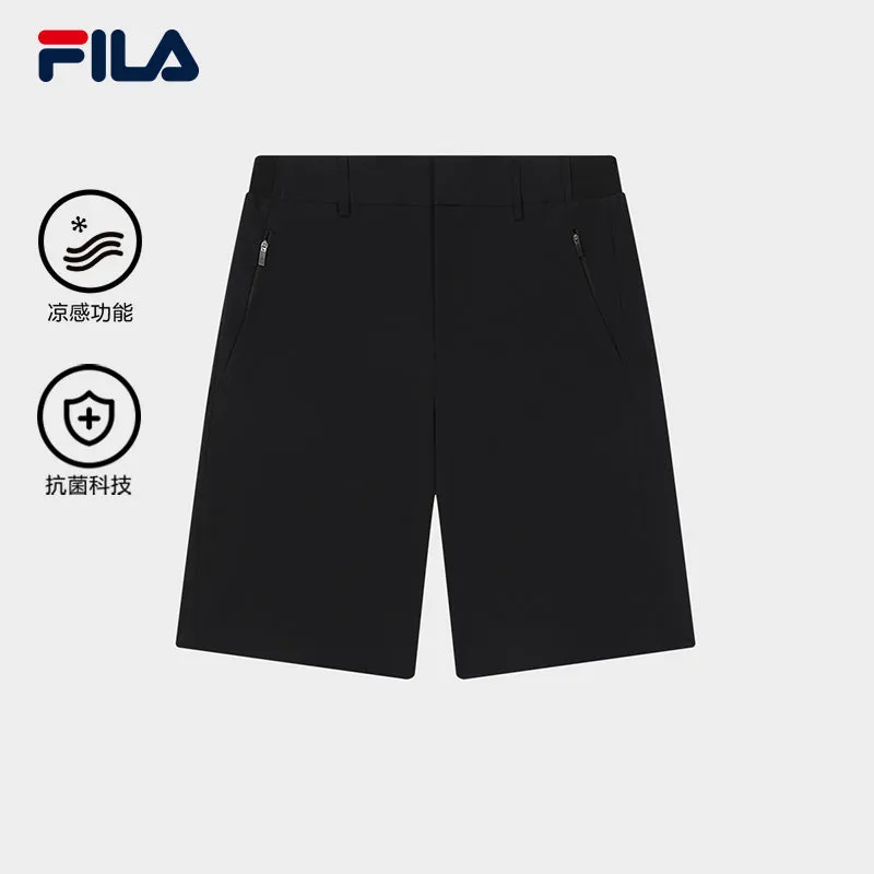 FILA CORE LIFESTYLE BLUE Men Woven Shorts (Black)