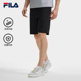 FILA CORE LIFESTYLE BLUE Men Woven Shorts (Black)