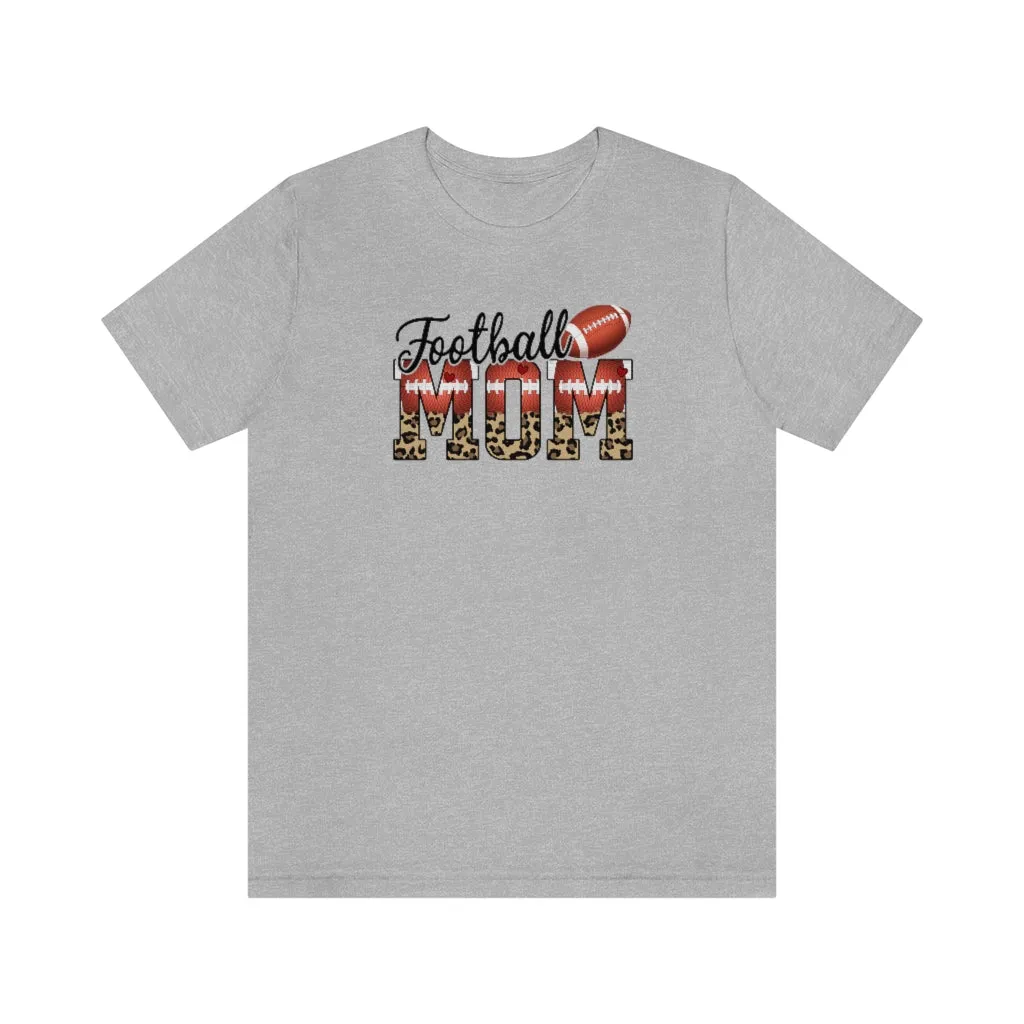 Football Mom Leopard Shirt | Sports Mom Tee