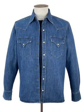 Fortela Medium Wash Denim Texan Shirt