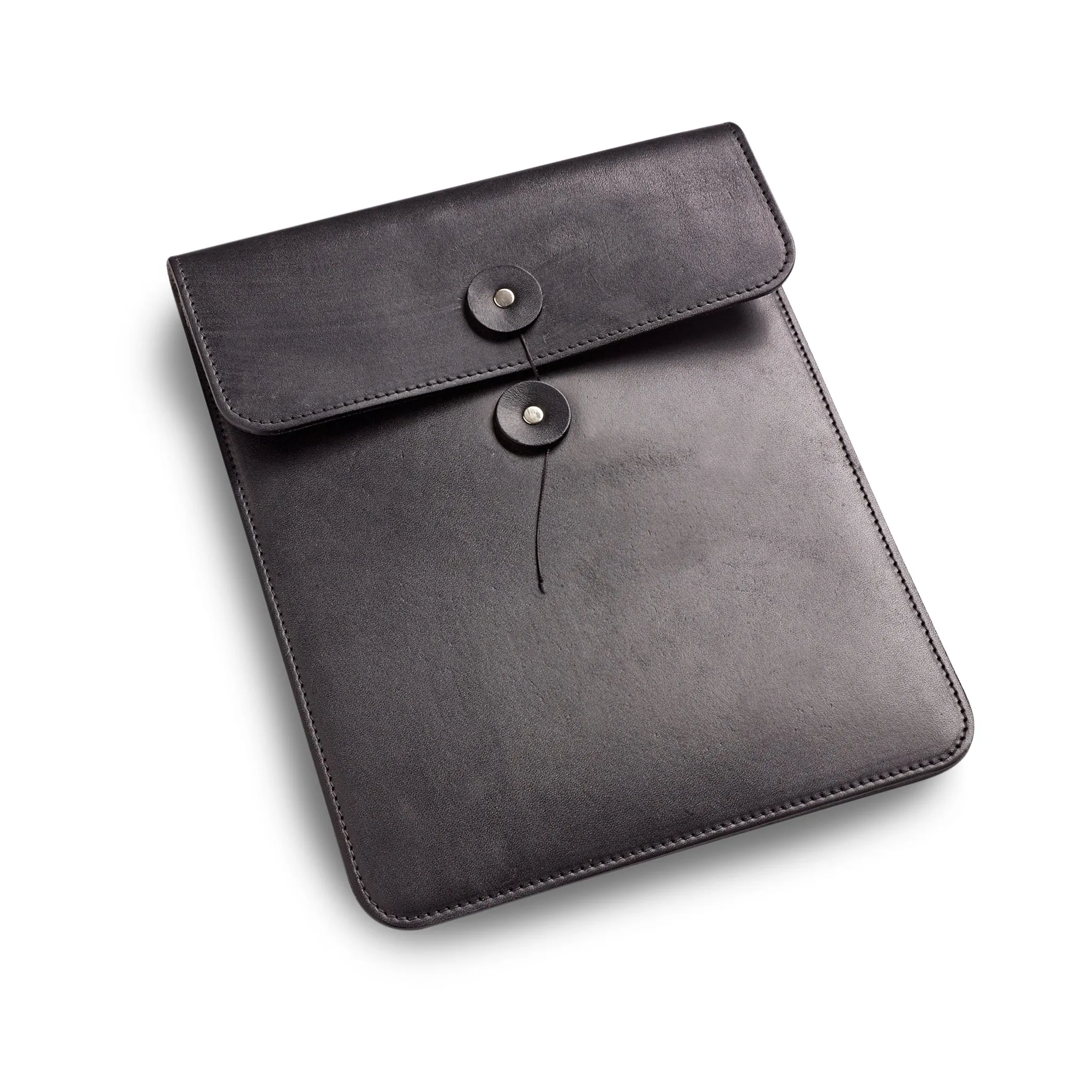 Fox Classic Black Leather iPad Tablet Case