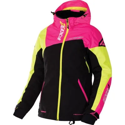 FXR Vertical Edge Womens Jacket ElecPnk/HiVis