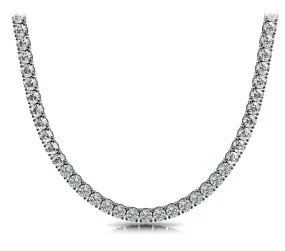 GALE 40 Carat Diamond Tennis Necklace in Platinum 4 prong set GIA Graded 50 pointer F Color VS1 Clarity BY MIKE NEKTA