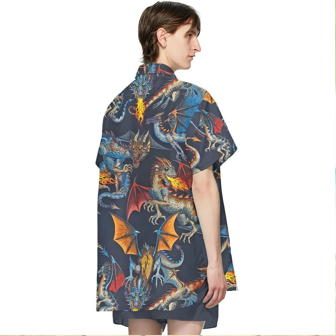 Gearhuman 3D Dragon Hawaii Shirt