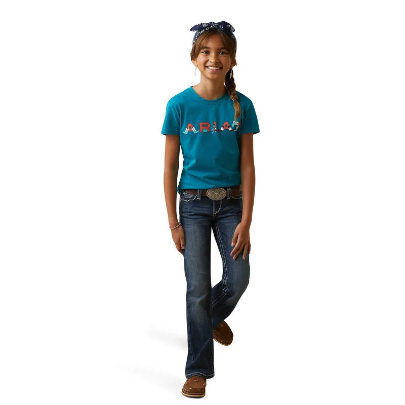 Girl's Ariat REAL Boot Kickin' Tee