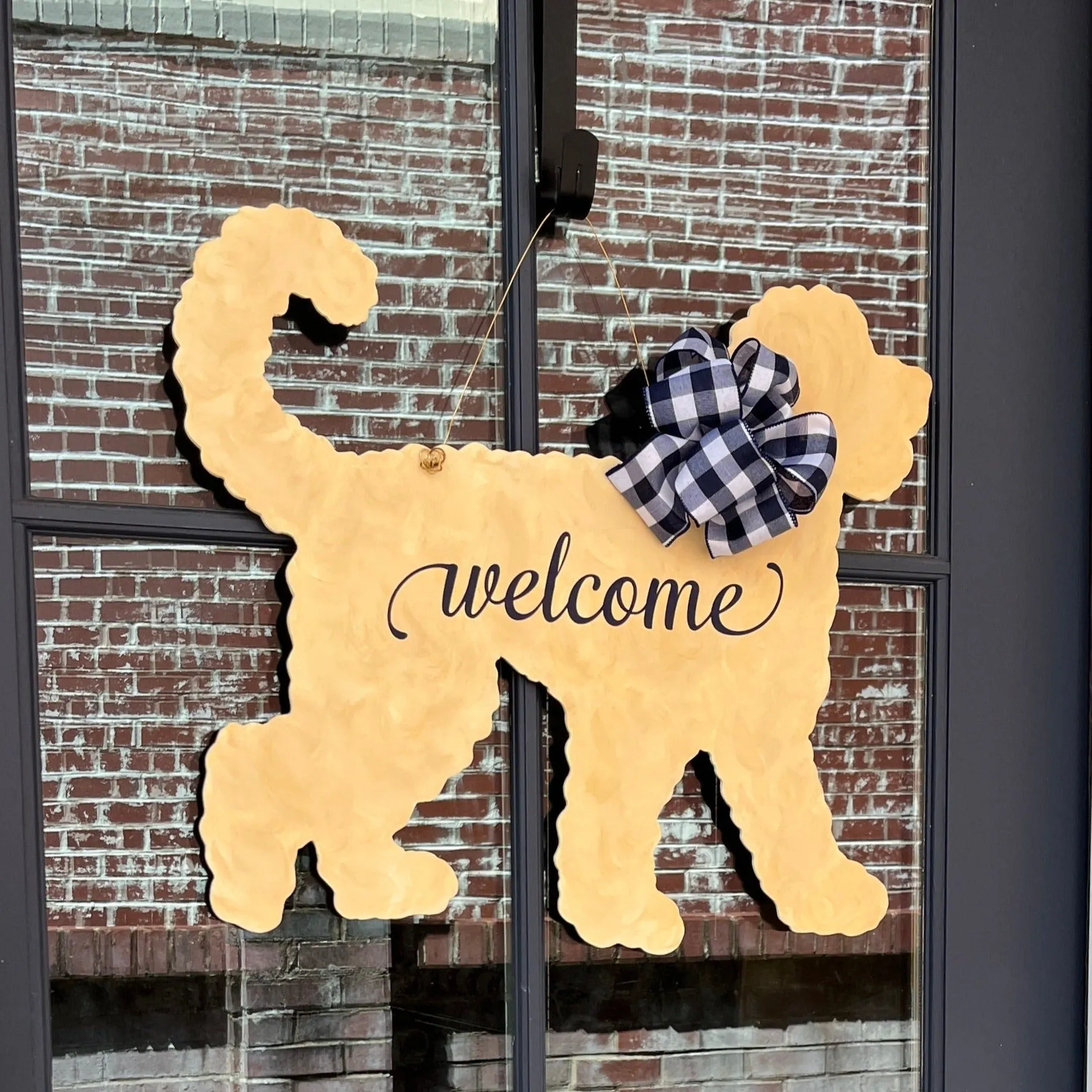 Goldendoodle Welcome Door Hangers