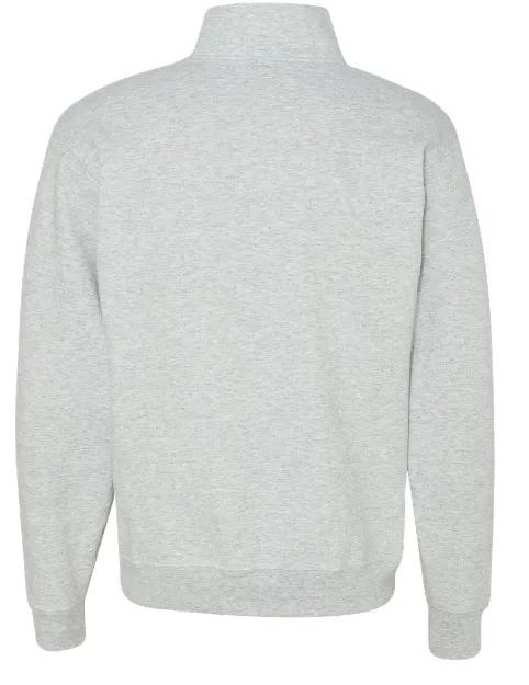 Grey Monogram Quarter Zip Sweatshirt