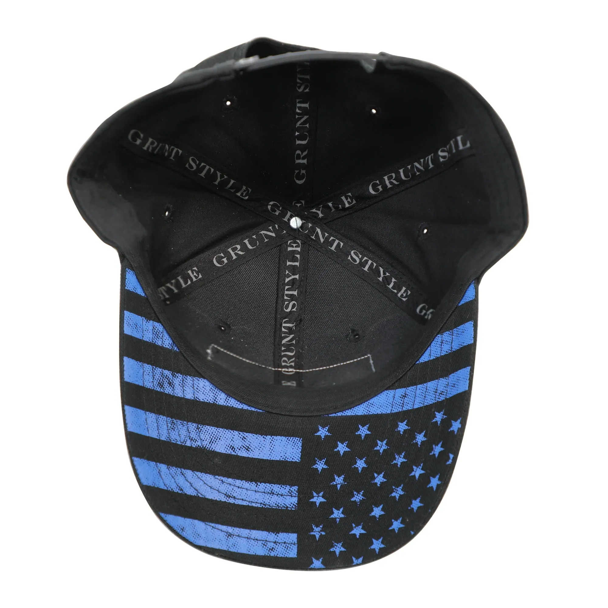 Grunt Style Blue Line Flag Hat