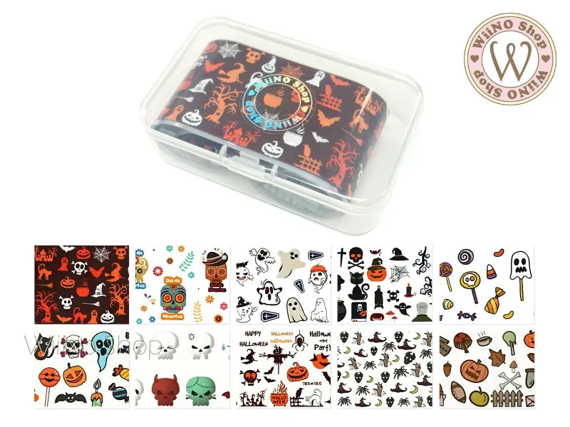 Halloween Transfer Foil Nail Art Decoration Set (H04)