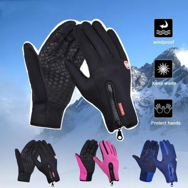 Heat-Retaining Waterproof Touchscreen Gloves