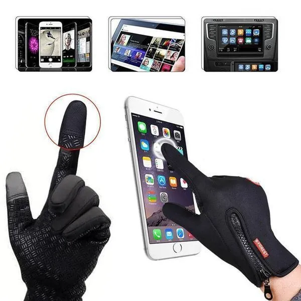 Heat-Retaining Waterproof Touchscreen Gloves