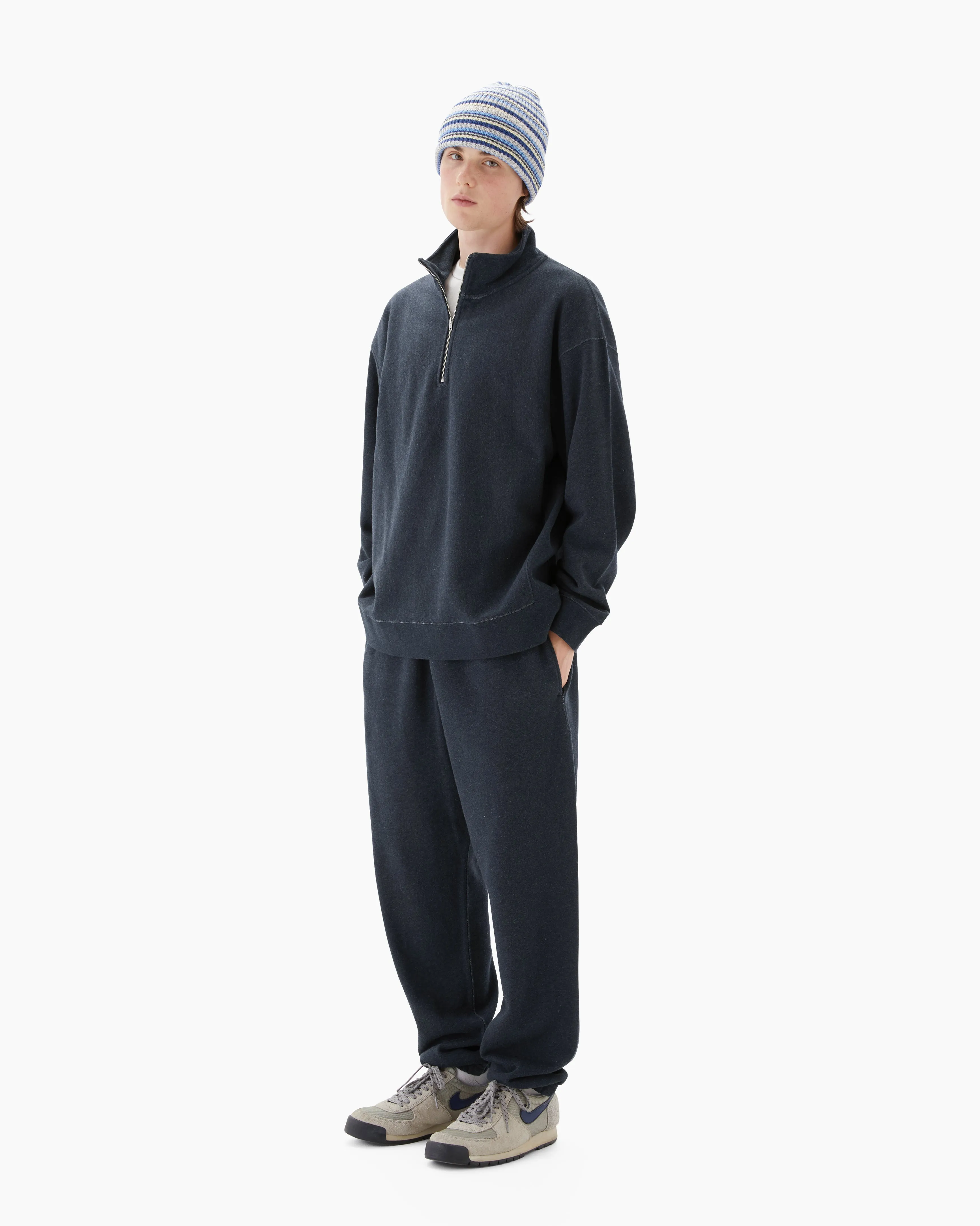 Heather Stock Sweatpant Dark Navy