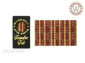 Houndstooth Pattern Nail Transfer Foil (TH-05)