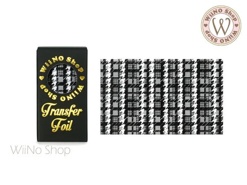 Houndstooth Pattern Nail Transfer Foil (TH-06)