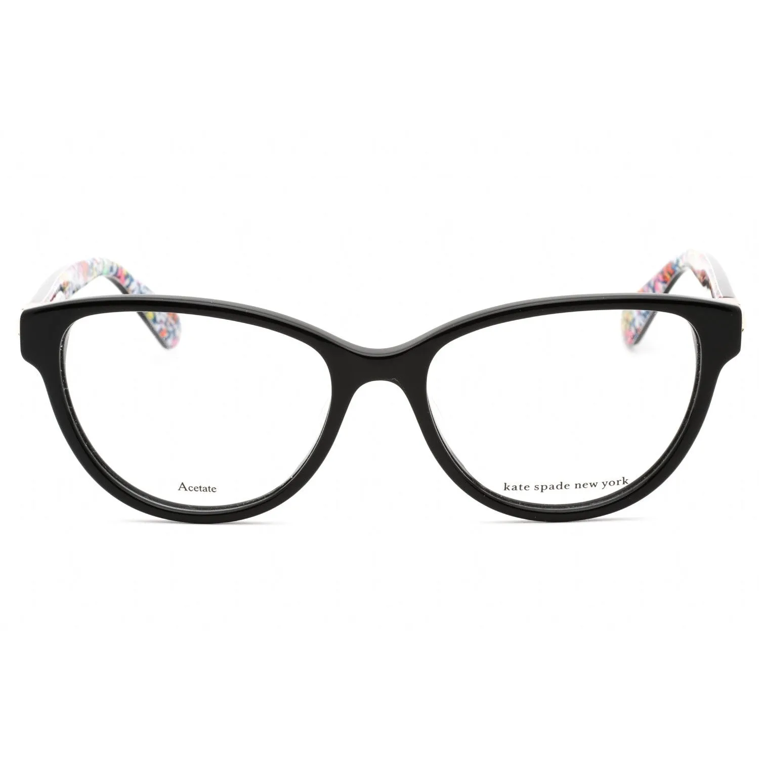 Kate Spade TAILYNN Eyeglasses BLACK/Clear demo lens