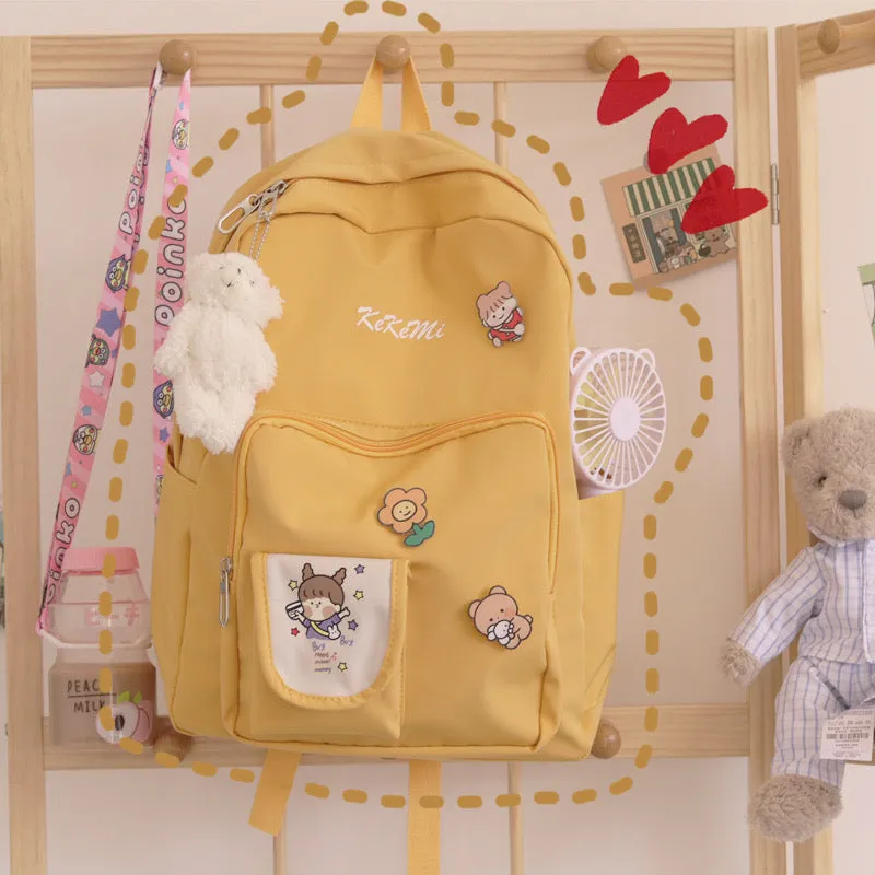 Kawaii Canvas Backpack AD11768