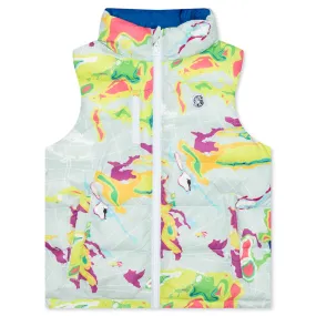 Kids Geo Vest - Pale Blue