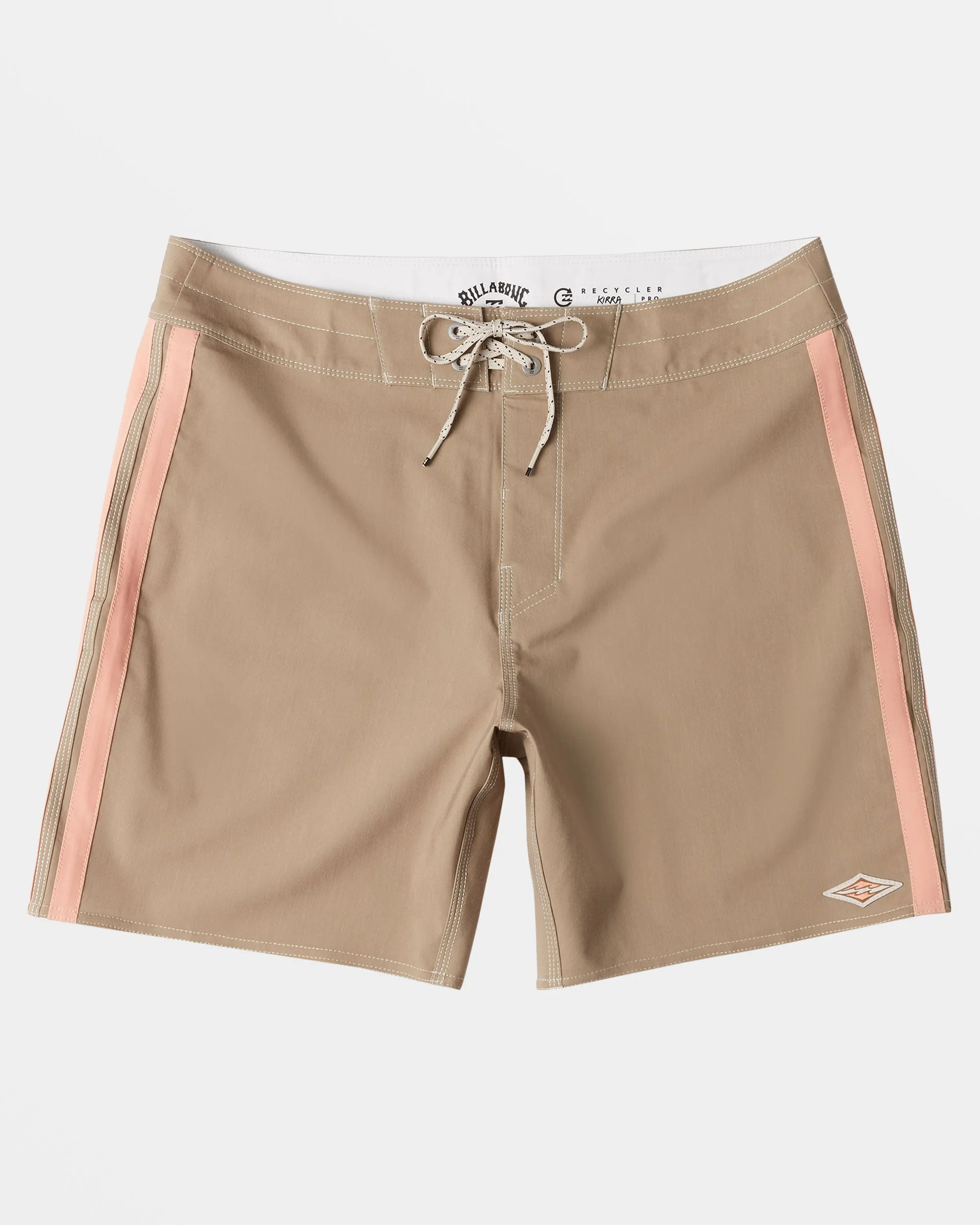 Kirra Pro Performance 17 Boardshorts - Gravel