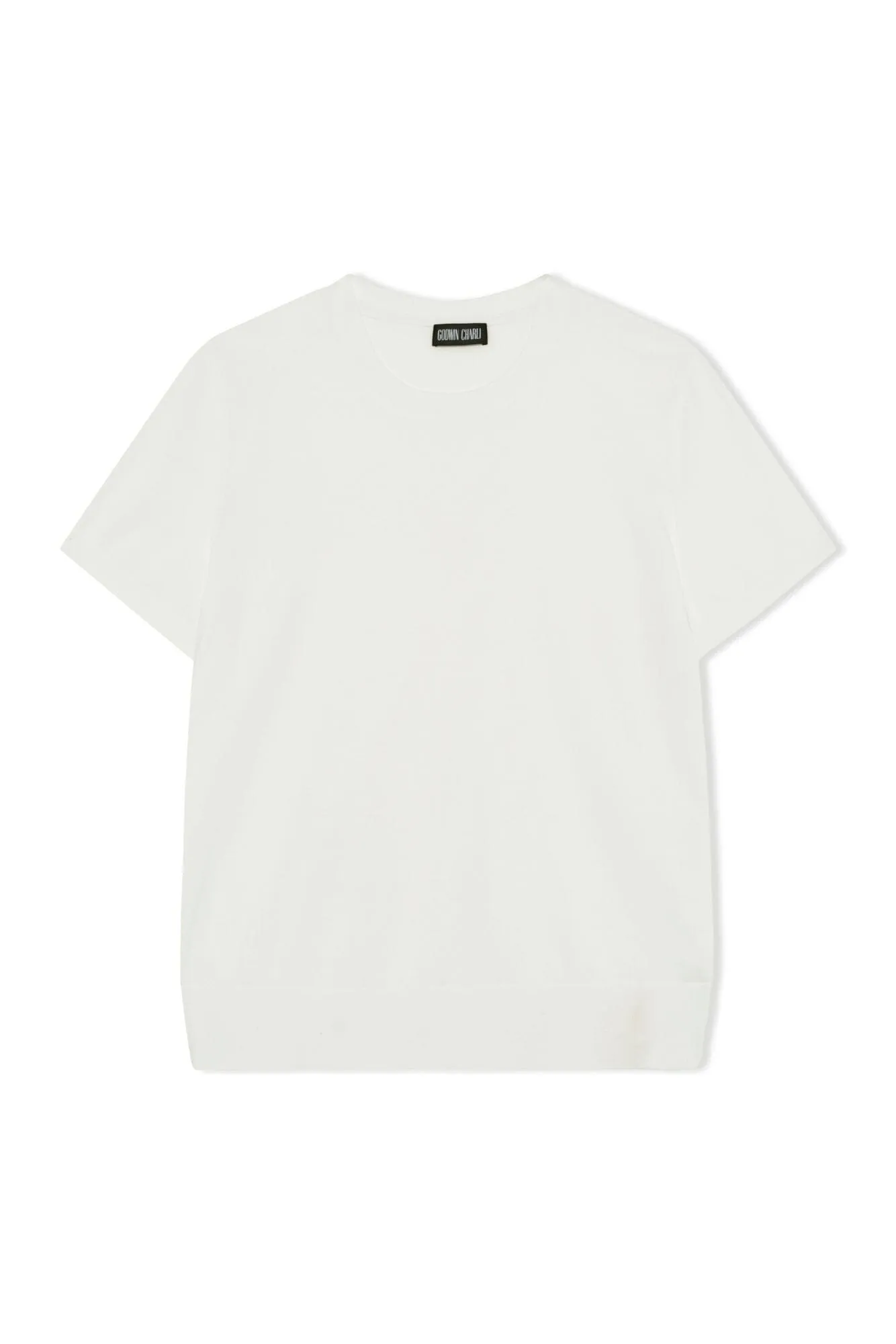 Knitted T-Shirt - Off White Cotton