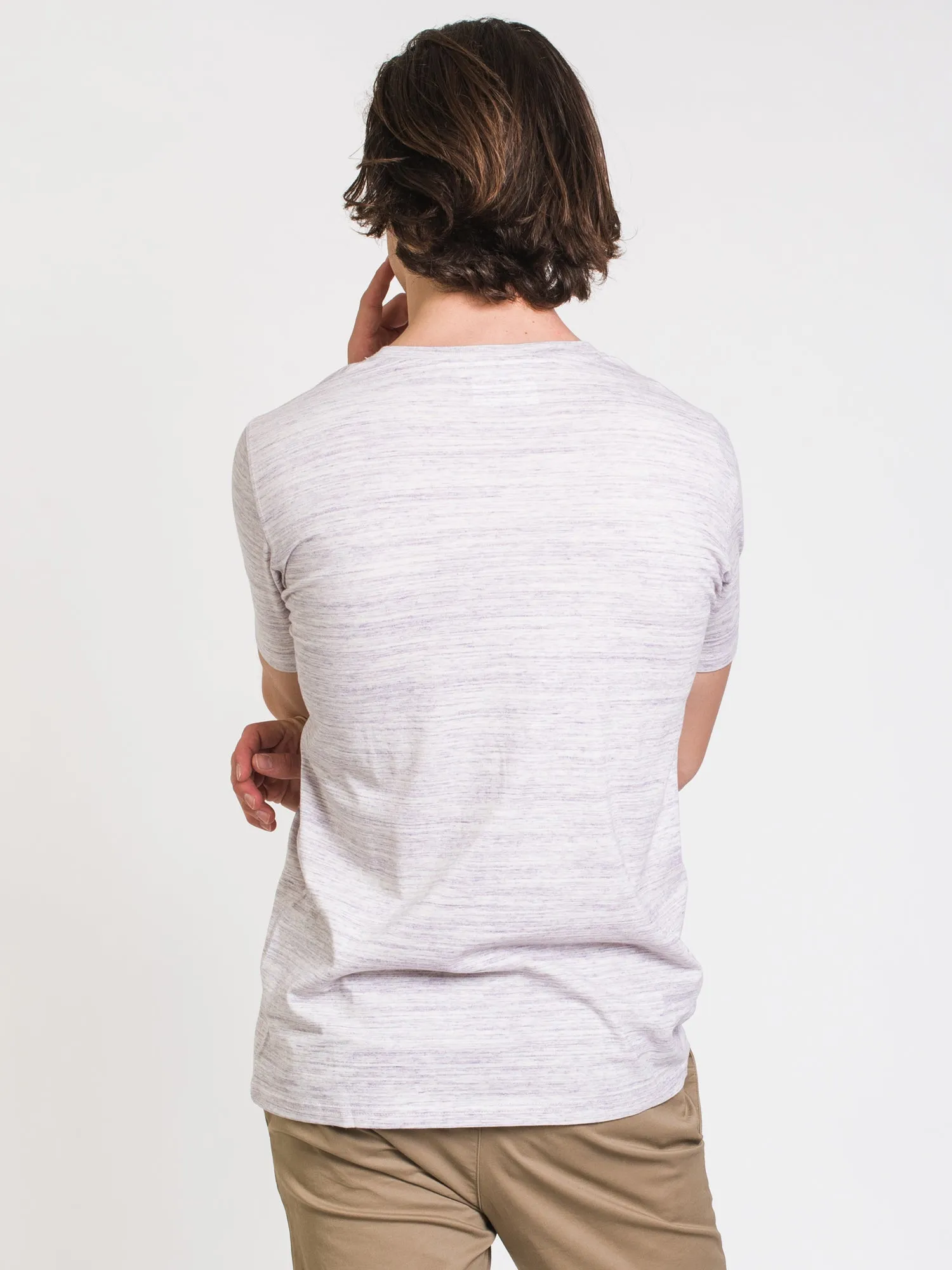 KOLBY SIG MELANGE V-NECK TEE - CLEARANCE