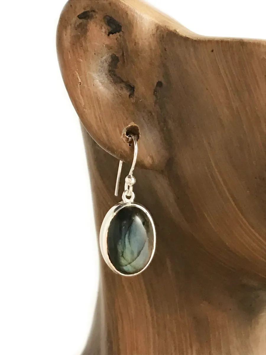 Labradorite Cabochon Dangles