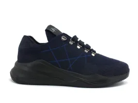 LAKE Mr Big Hi Tech Cashmere Sneaker Blue C52-HIT