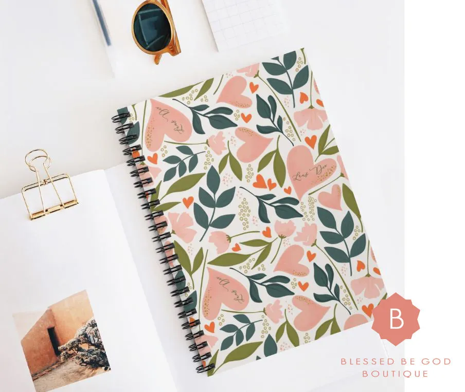 Laus Deo Notebook, Floral