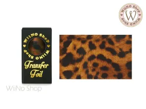 Leopard Print Transparent Nail Transfer Foil (AP-08)