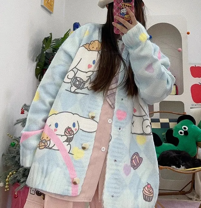 Lovely Anime Oversize Sweater Coat PN6461