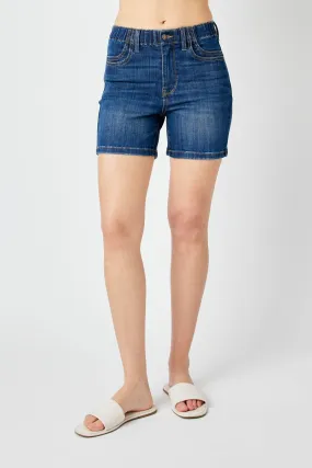 Mabel Elastic Waist Shorts by Judy Blue PREORDER