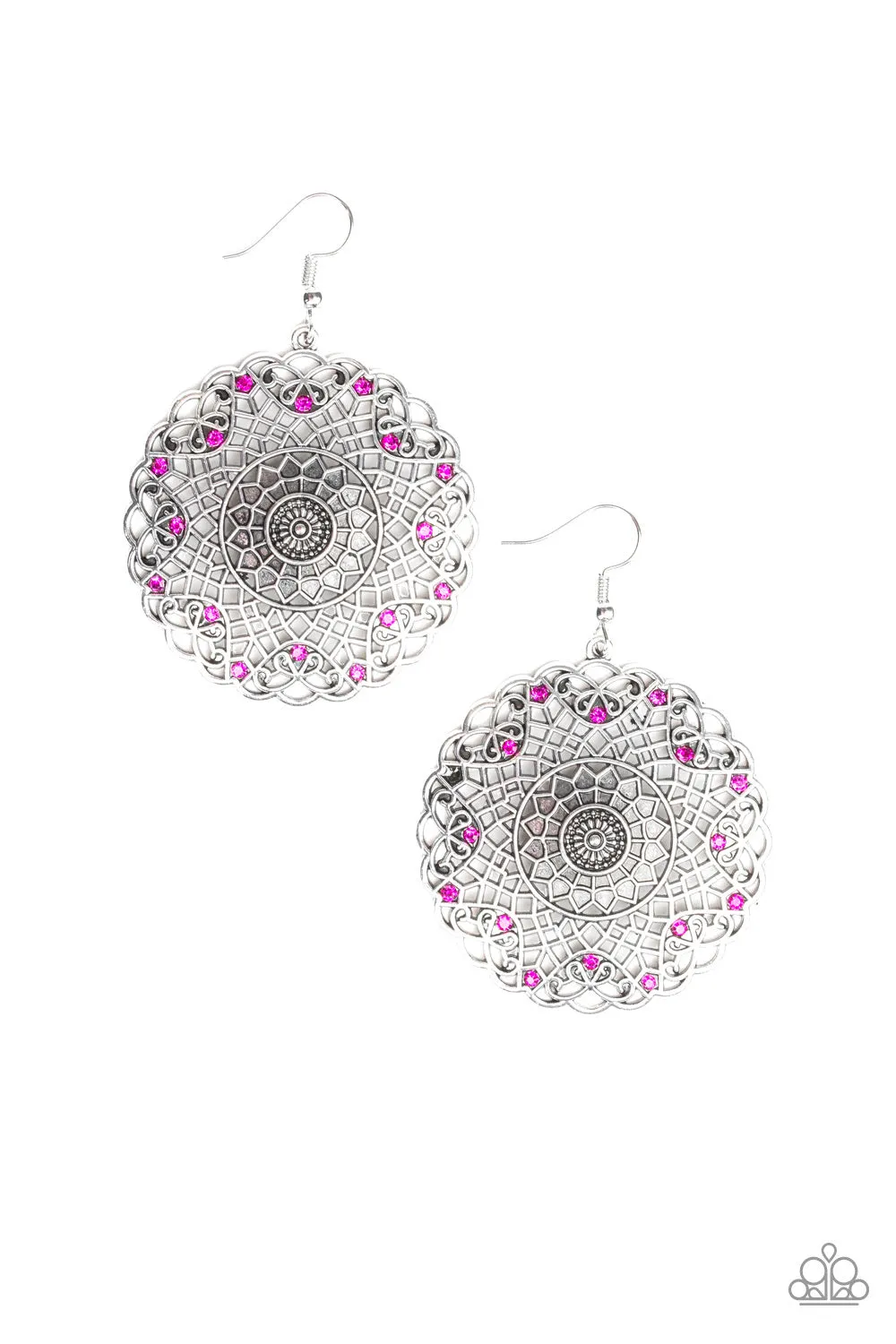 Mandala Mandalay Pink-Earrings