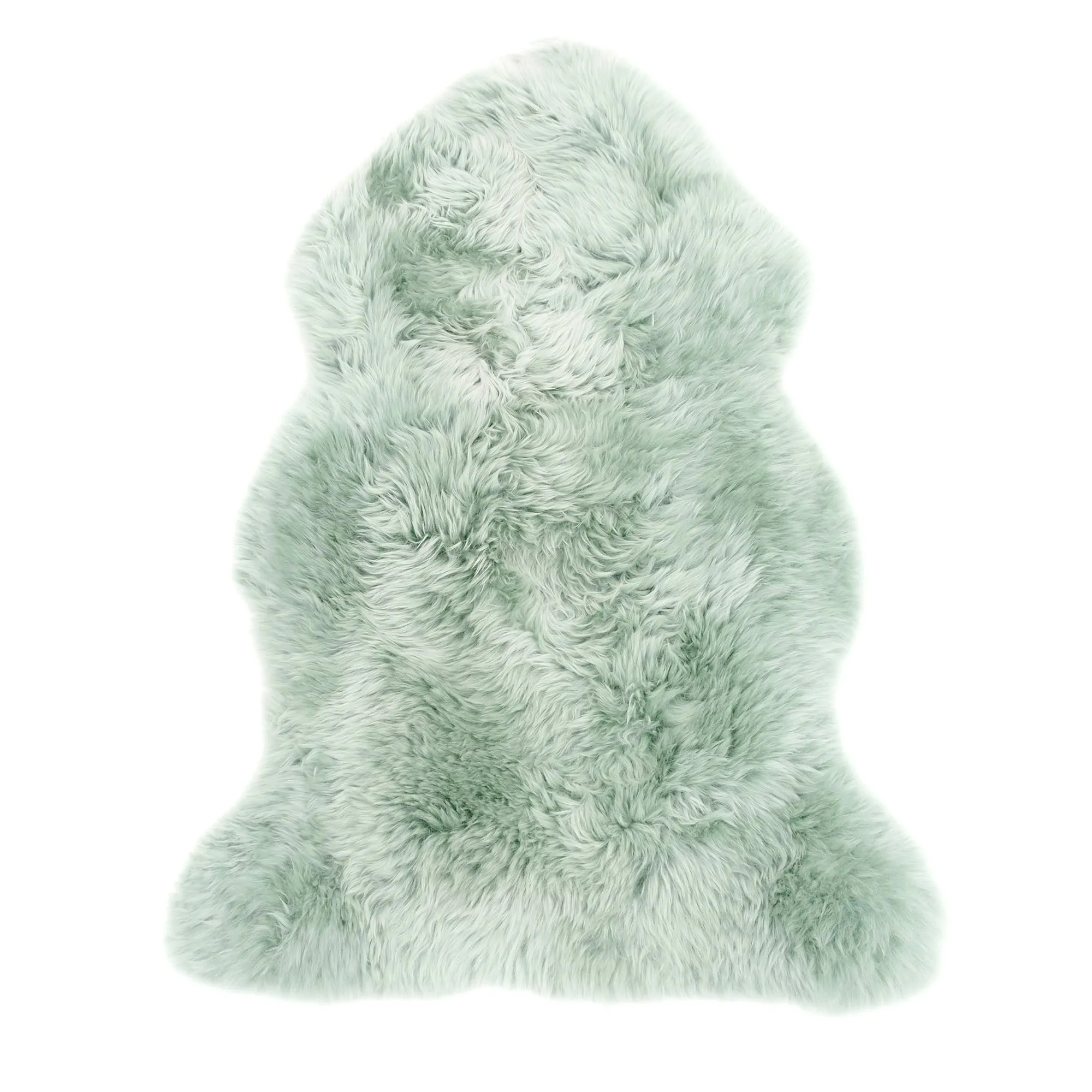 Mint Green - XXL - Long Wool Sheepkin Rug - Australian Merino Sheepskin