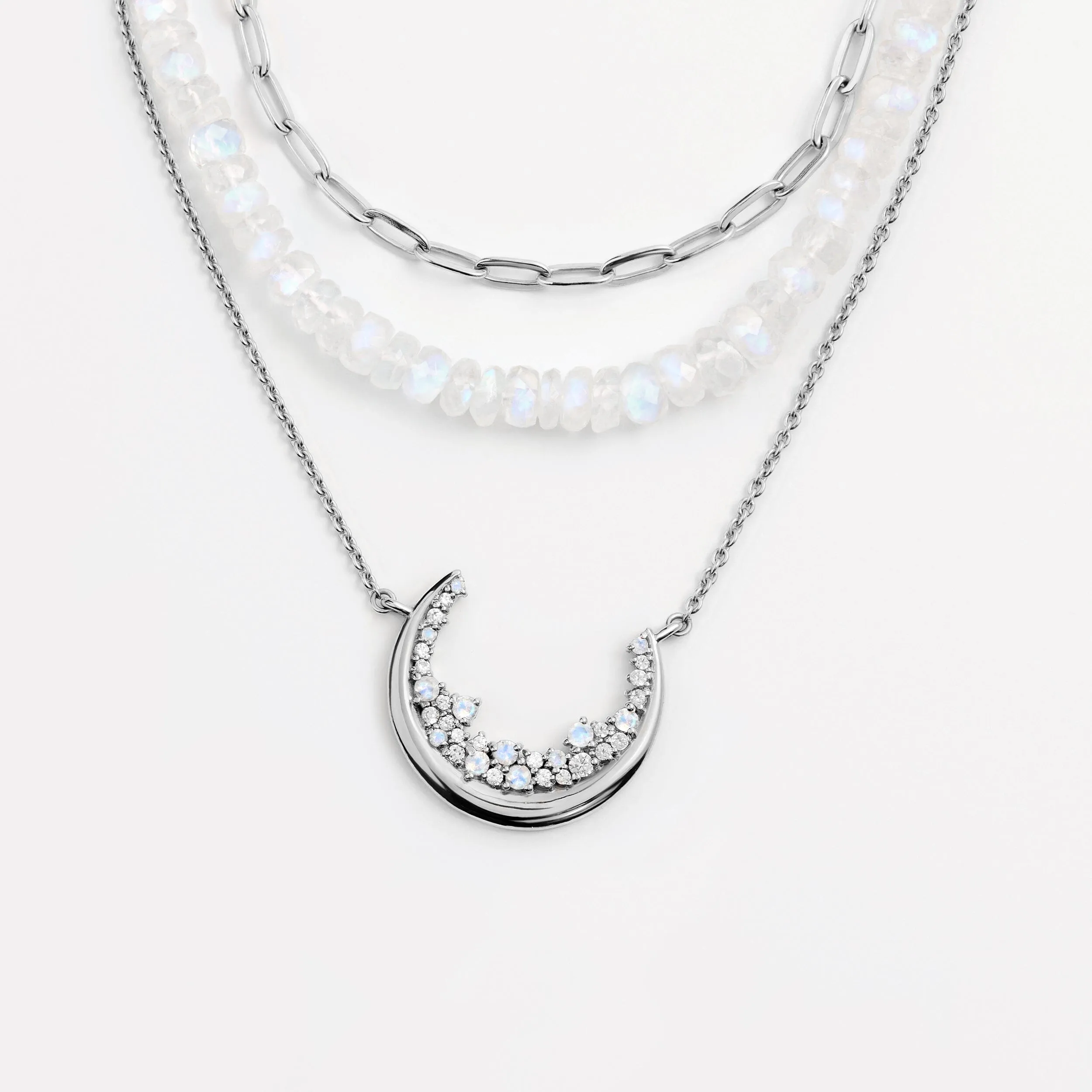 Moonstone Necklace Set - Moved By The Moon