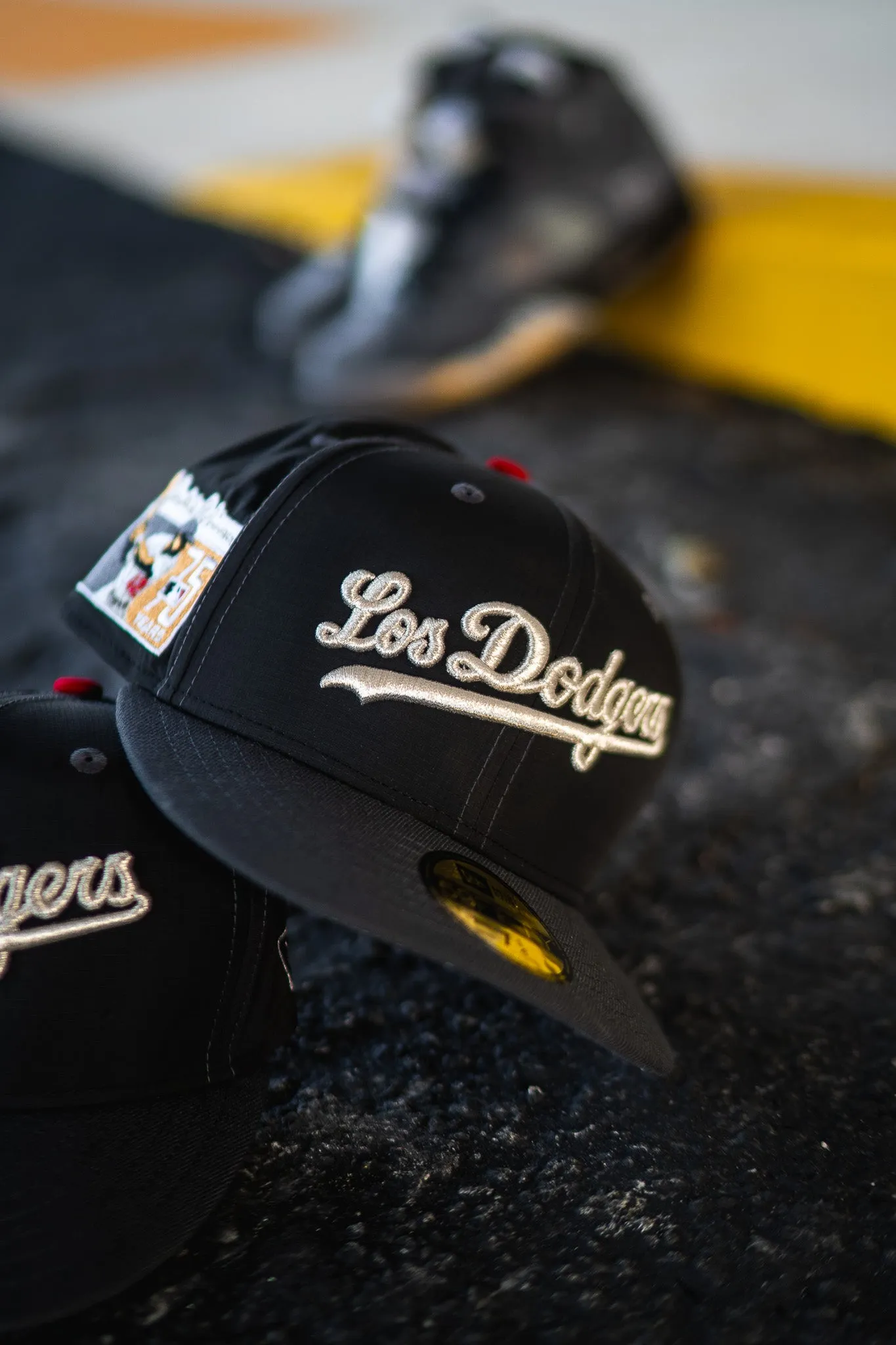 New Era Los Angeles Dodgers Jackie Robinson Silver UV (Ripstop/Charcoal)