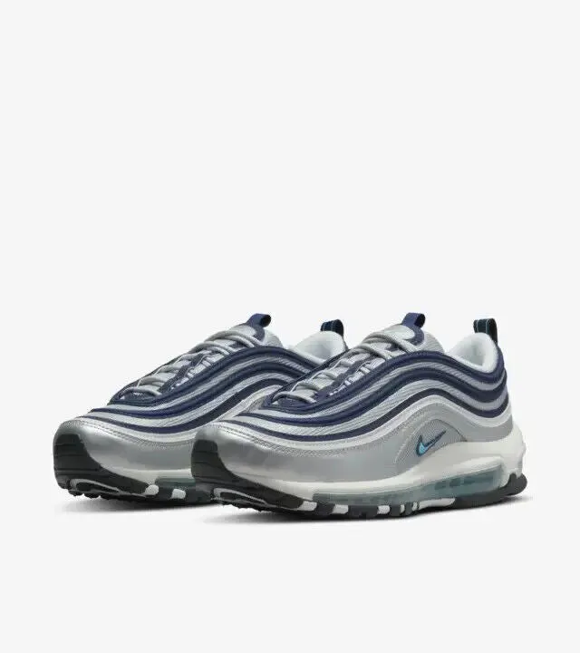 Nike Air Max 97 Metallic Silver Chlorine Blue (Women's)