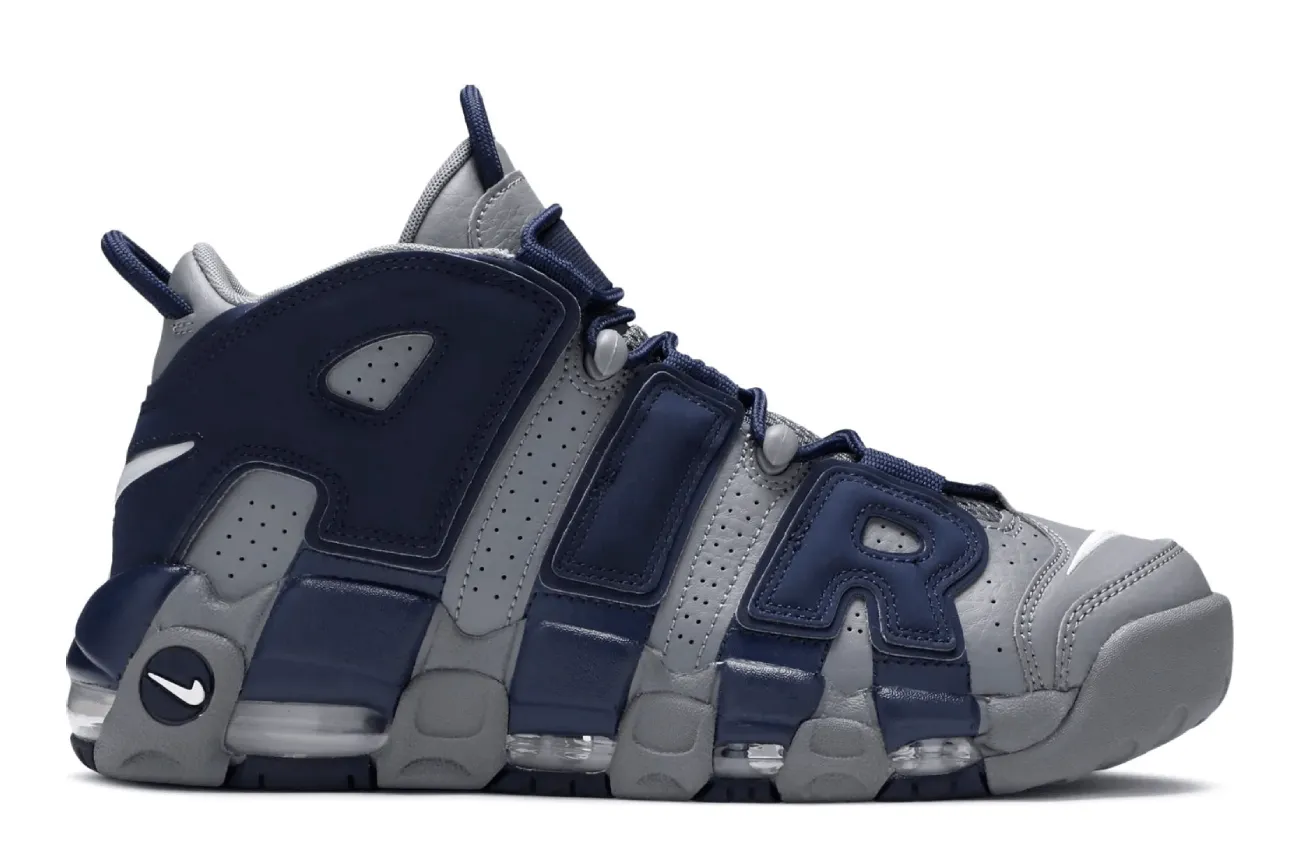 Nike Air More Uptempo Cool Grey Midnight Navy