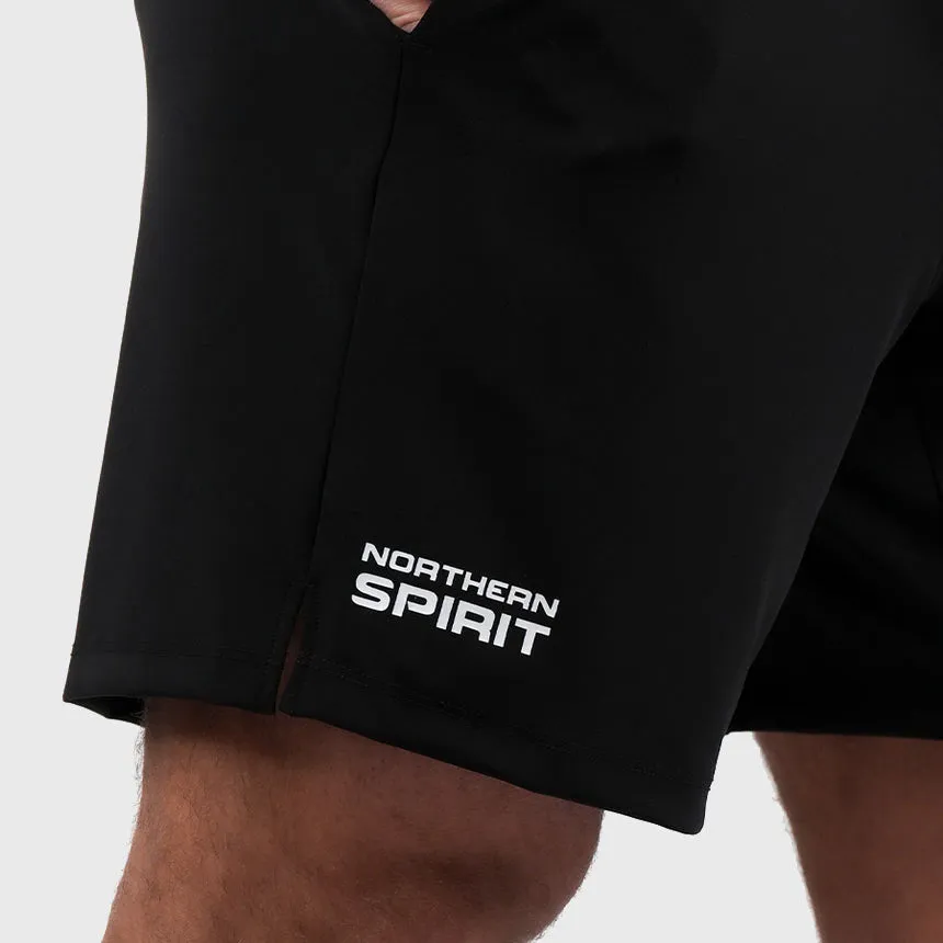 NORTHERN SPIRIT - HUNTER MEN STRETCH REGULAR SPORT SHORT 8" - INK