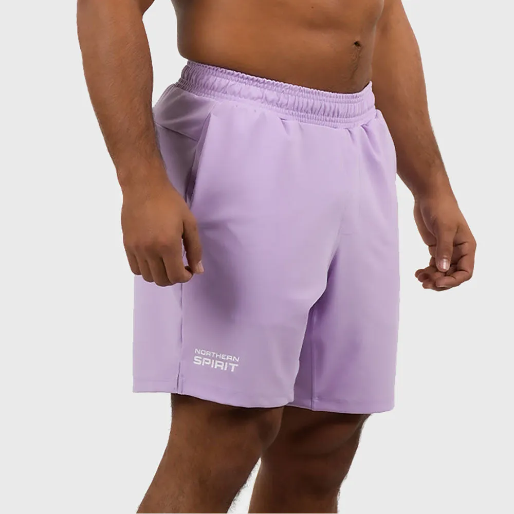 NORTHERN SPIRIT - HUNTER MEN STRETCH REGULAR SPORT SHORT 8" - ORCHID BLOOM