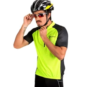 Nuckily Mycycology NJ601 Short Sleeves Cycling Jersey  - Neon Green