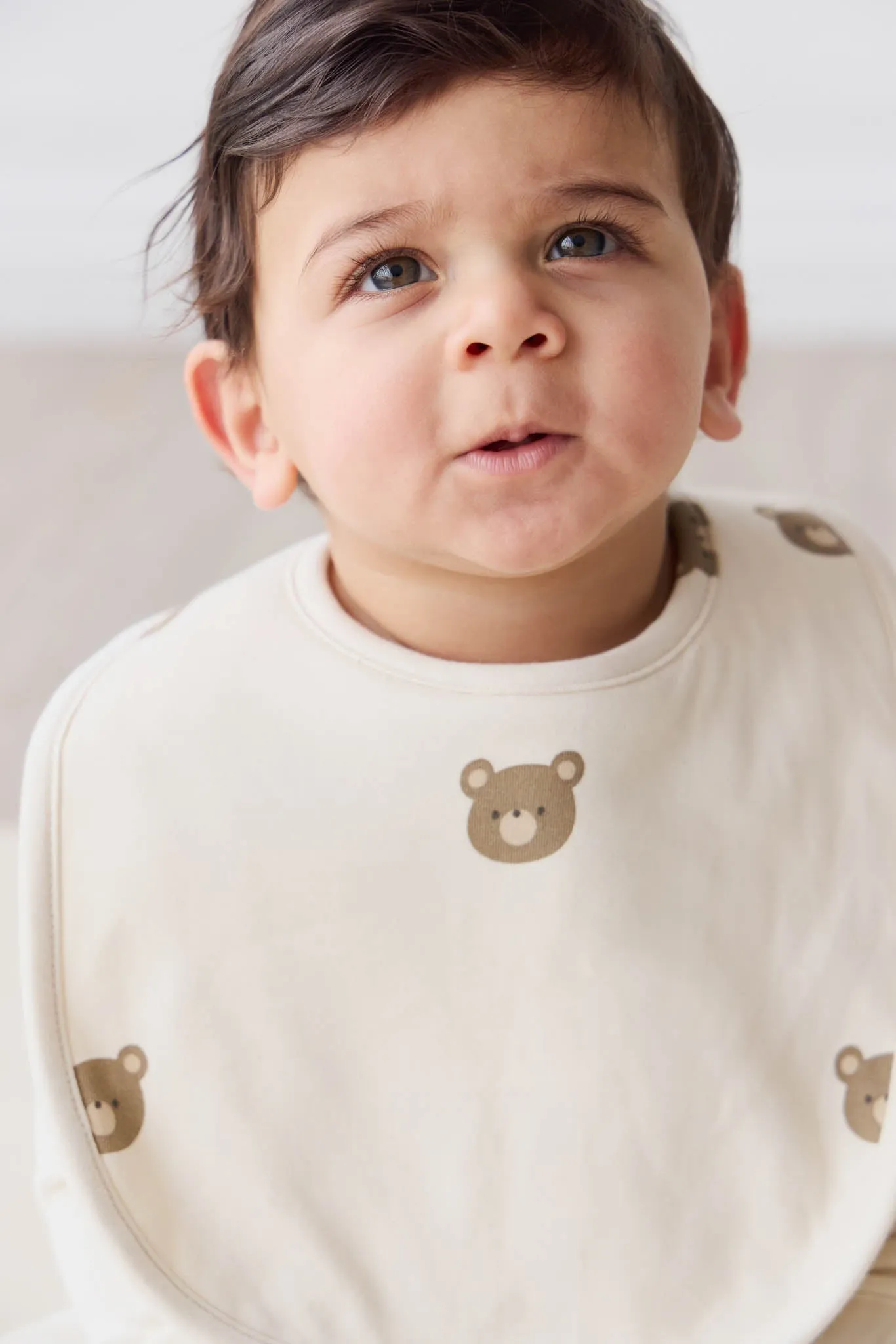 Organic Cotton Bib - Bobbie Bear Tofu