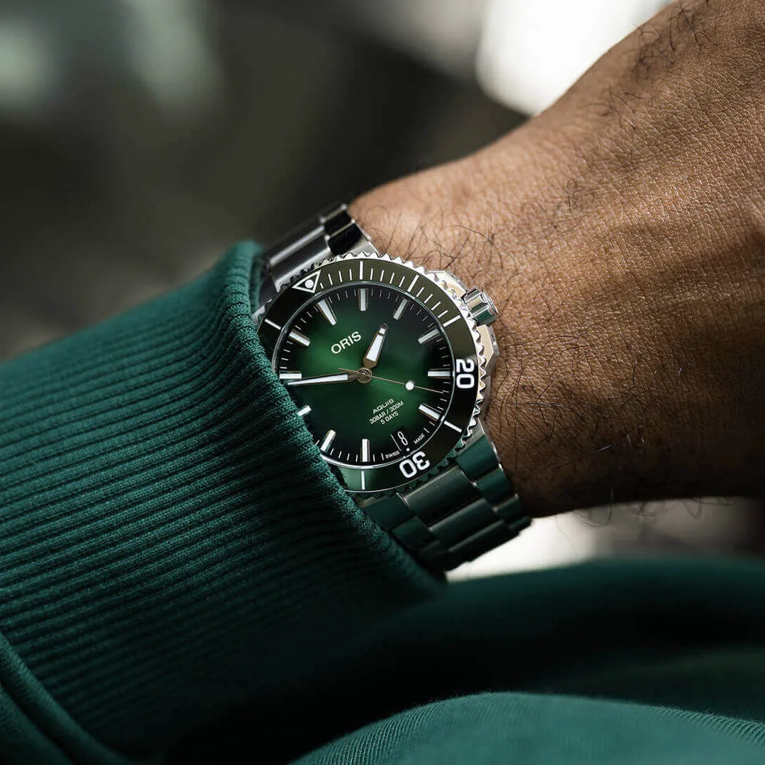 Oris Aquis Caliber 400 Green Dial