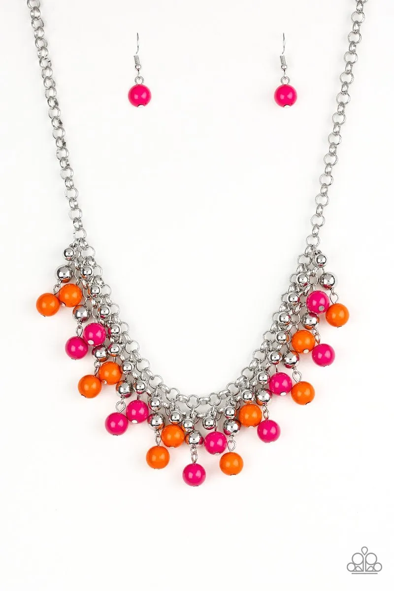 Paparazzi Accessories - Friday Night Fringe #L138 - Multi Necklace