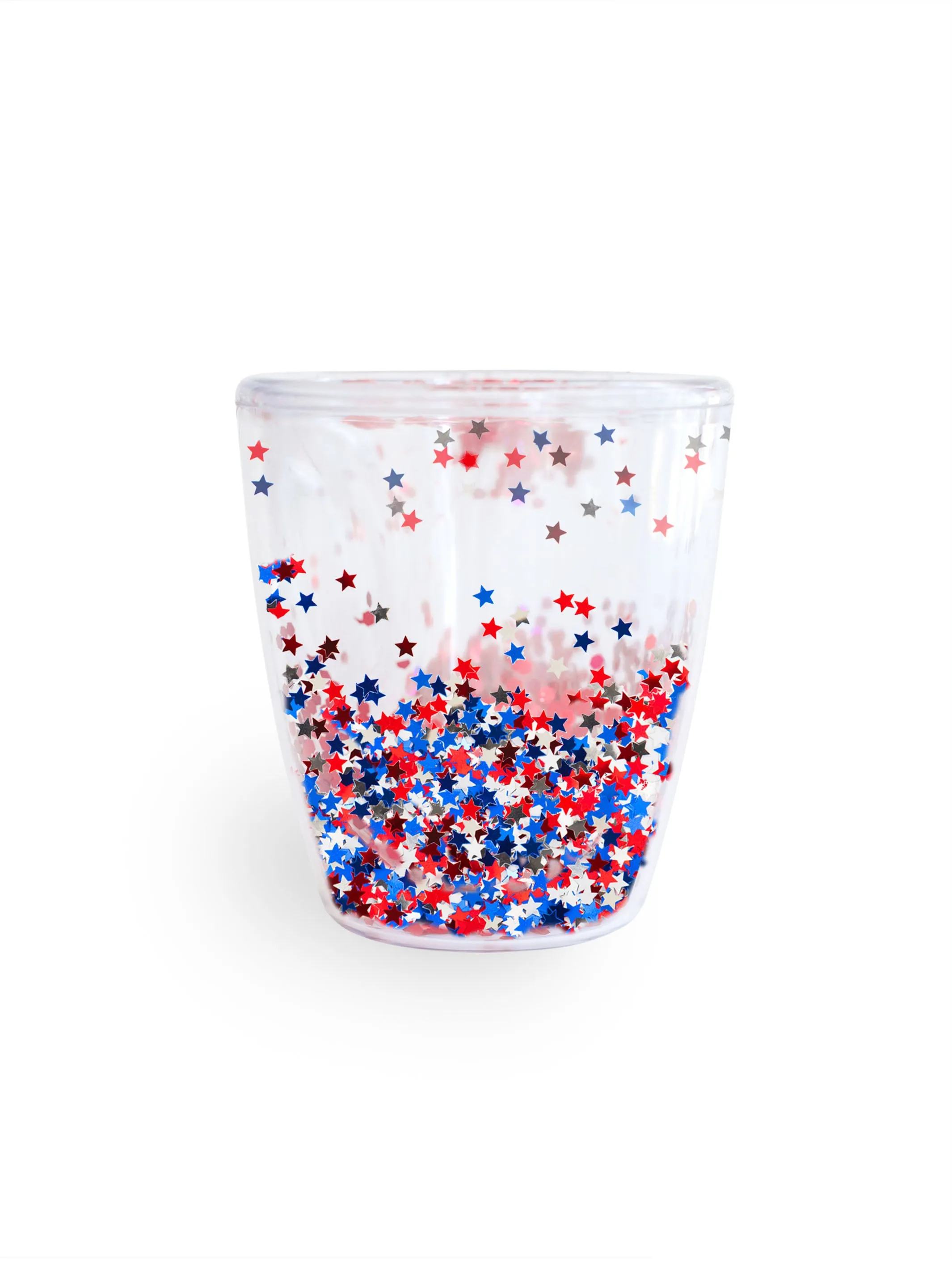 Patriotic Stars Acrylic Stemless Wine Tumbler | Set of 2