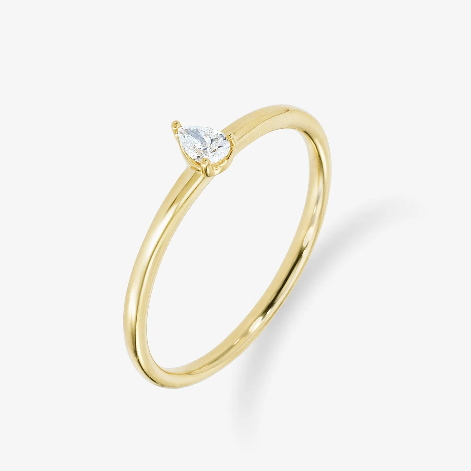 Pear cut Ring