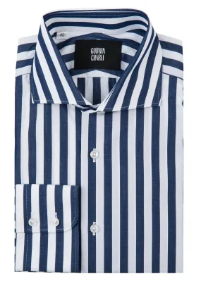 Pilot (BC) Shirt - Extra Large Navy Stripe