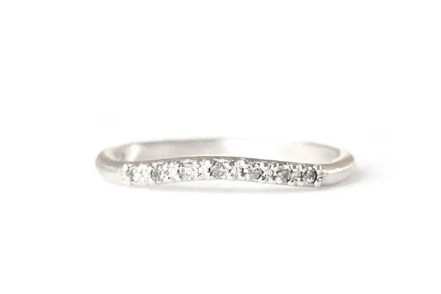 Primrose Salt   Pepper Diamond Ring