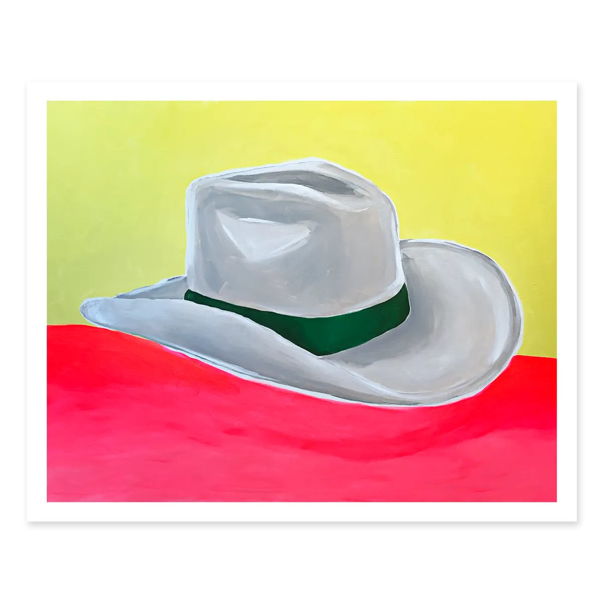 Print: Electric Cowboy Hat 8x10 inches