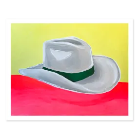 Print: Electric Cowboy Hat 8x10 inches