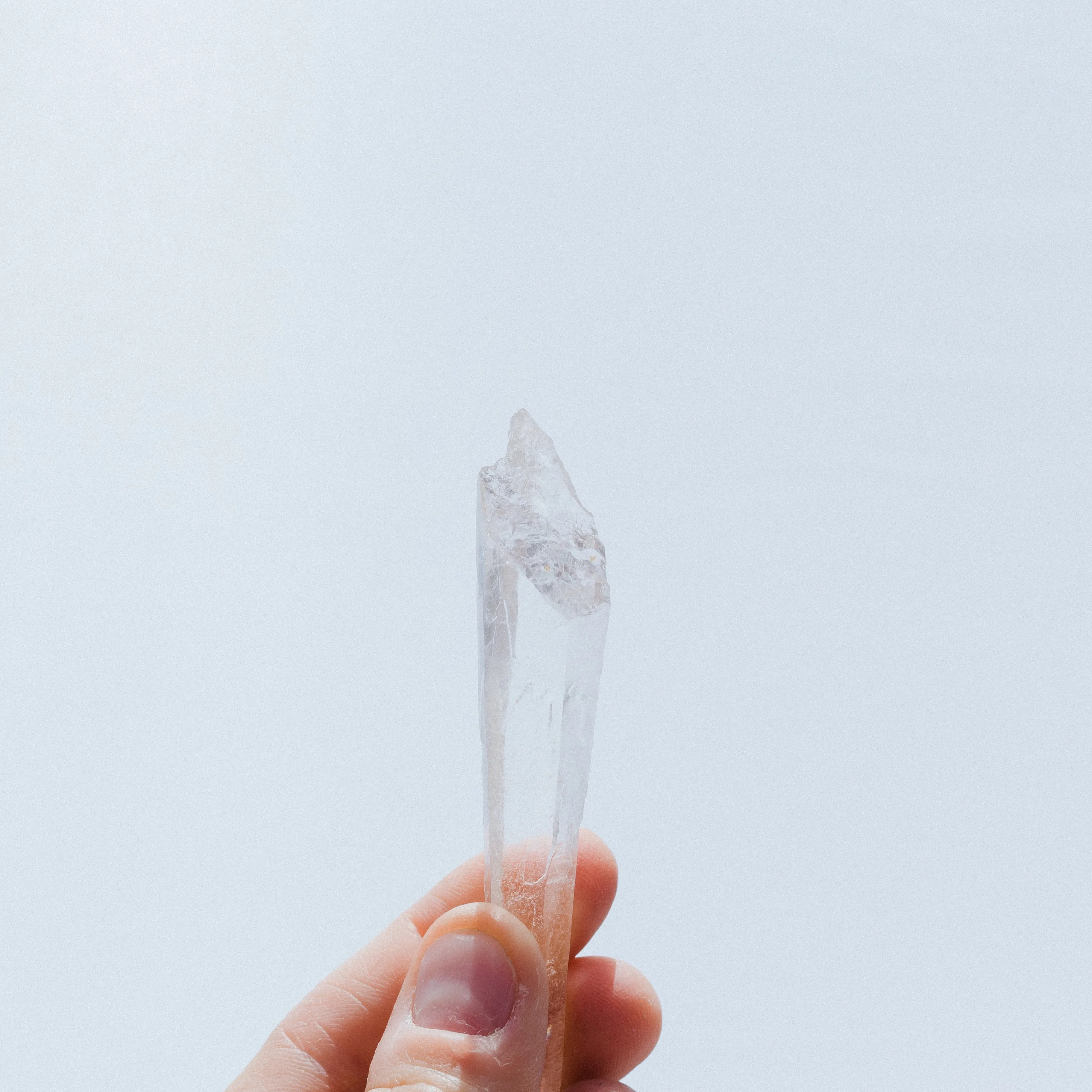 Quartz - Clear, Slightly Bent